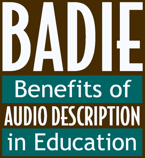 BADIE Benefits of Audio Description in Education logo